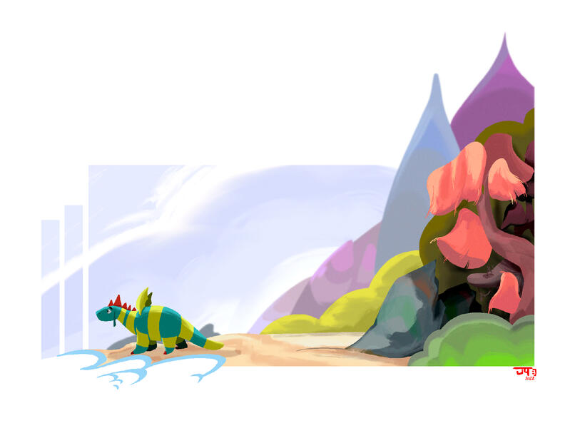 my fathers dragon, fanart